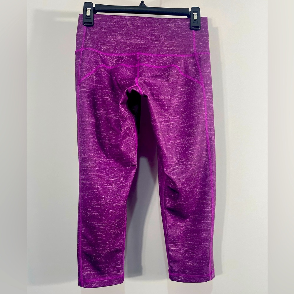 Adidas Climate Purple Leggings, Small, work out pants, yoga, soft, sleek Womens - Picture 2 of 3